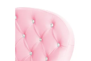 Kontorsstol med kristaller Princess Rosa/svart/silver - Rosa/svart/silver - Möbler - Fåtölj & stolar - Kontorsstol & skrivbordsstol