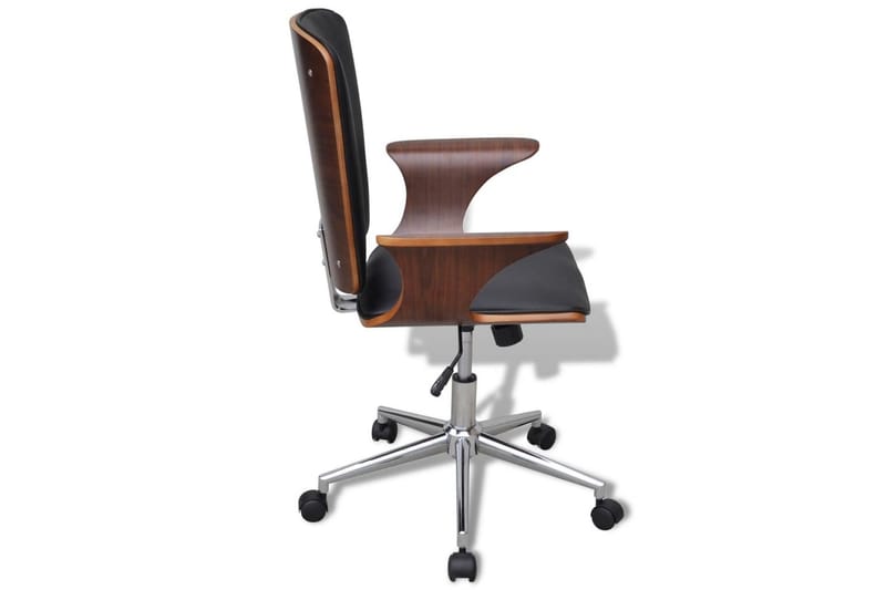 Kontorsstol med snurr och konstläderklädsel Bentwood - Brun - Kontorsstol & skrivbordsstol