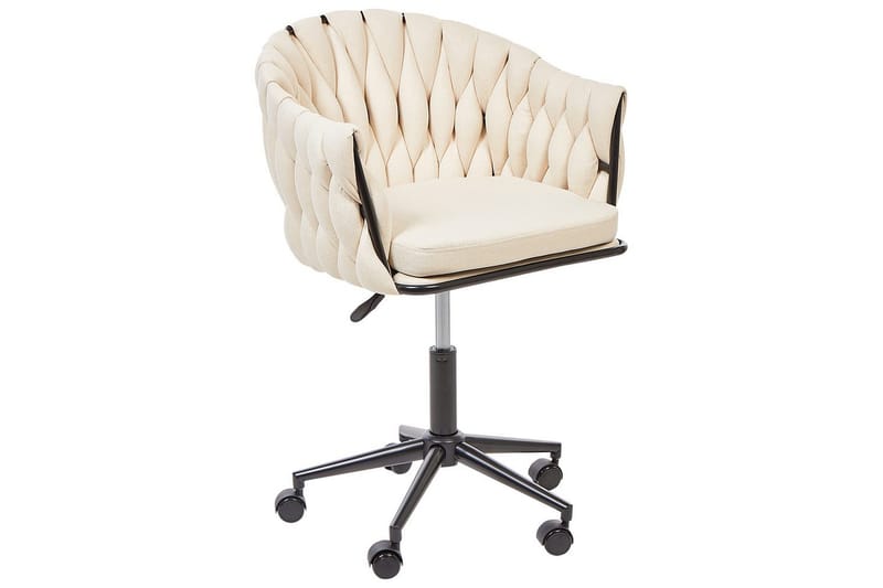 Kontorsstol Milan Beige/svart - Beige/svart - Möbler - Fåtölj & stolar - Kontorsstol & skrivbordsstol