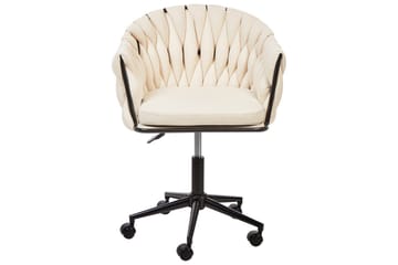 Kontorsstol Milan Beige/svart - Beige/svart - Möbler - Fåtölj & stolar - Kontorsstol & skrivbordsstol