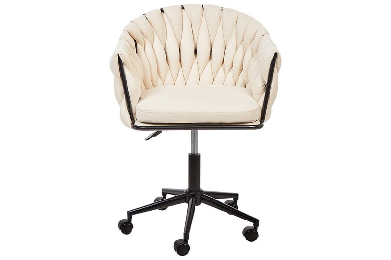 Kontorsstol Milan Beige/svart - Beige/svart - Möbler - Fåtölj & stolar - Kontorsstol & skrivbordsstol