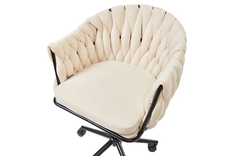 Kontorsstol Milan Beige/svart - Beige/svart - Möbler - Fåtölj & stolar - Kontorsstol & skrivbordsstol