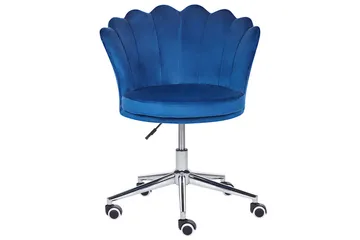 Kontorsstol Monticello Blå/svart/silver - Blå/svart/silver - Möbler - Fåtölj & stolar - Kontorsstol & skrivbordsstol