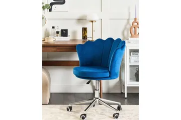 Kontorsstol Monticello Blå/svart/silver - Blå/svart/silver - Möbler - Fåtölj & stolar - Kontorsstol & skrivbordsstol