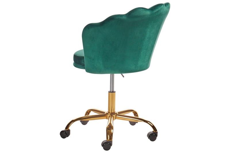 Kontorsstol Monticello Grön/guld/svart - Grön/guld/svart - Möbler - Fåtölj & stolar - Kontorsstol & skrivbordsstol