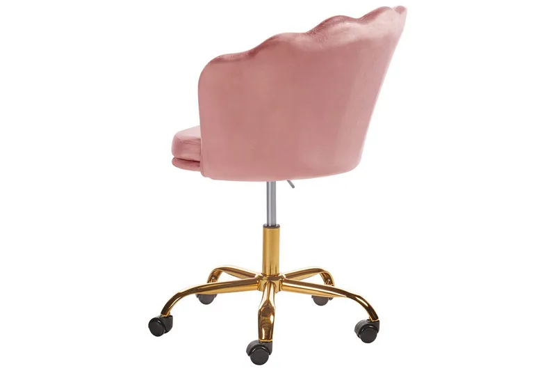 Kontorsstol Monticello Rosa/guld/svart - Rosa/guld/svart - Möbler - Fåtölj & stolar - Kontorsstol & skrivbordsstol