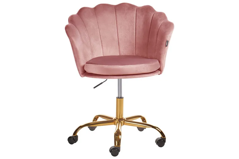 Kontorsstol Monticello Rosa/guld/svart - Rosa/guld/svart - Möbler - Fåtölj & stolar - Kontorsstol & skrivbordsstol