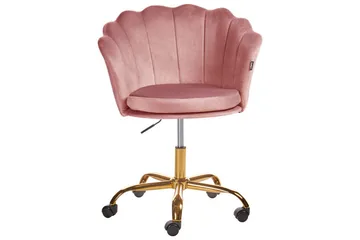 Kontorsstol Monticello Rosa/guld/svart - Rosa/guld/svart - Möbler - Fåtölj & stolar - Kontorsstol & skrivbordsstol