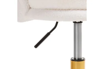 Kontorsstol Monticello Vitt/guld/svart - Vitt/guld/svart - Möbler - Fåtölj & stolar - Kontorsstol & skrivbordsstol