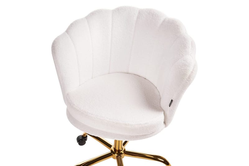 Kontorsstol Monticello Vitt/guld/svart - Vitt/guld/svart - Möbler - Fåtölj & stolar - Kontorsstol & skrivbordsstol