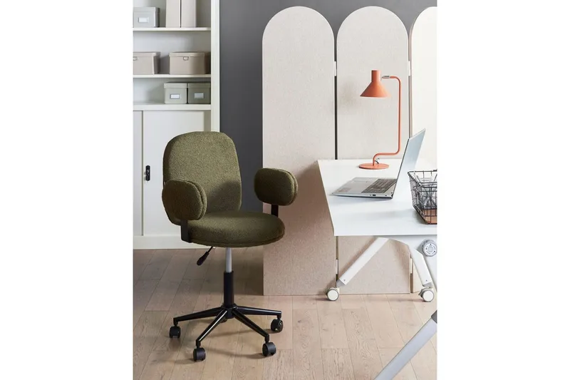 Kontorsstol Moraga Grön/Svart - Grön/Svart - Möbler - Fåtölj & stolar - Kontorsstol & skrivbordsstol