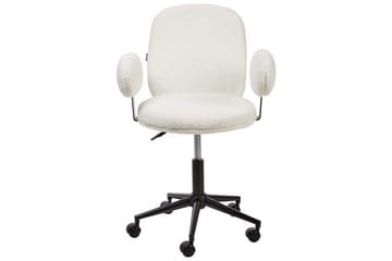 Kontorsstol Moraga Vit/Svart - Vit/Svart - Möbler - Fåtölj & stolar - Kontorsstol & skrivbordsstol