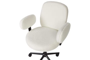 Kontorsstol Moraga Vit/Svart - Vit/Svart - Möbler - Fåtölj & stolar - Kontorsstol & skrivbordsstol