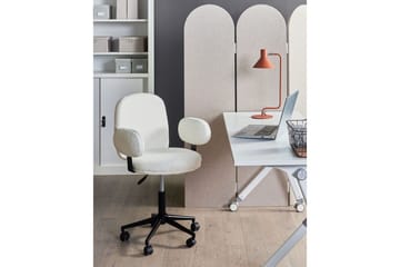 Kontorsstol Moraga Vit/Svart - Vit/Svart - Möbler - Fåtölj & stolar - Kontorsstol & skrivbordsstol