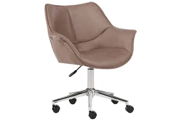 Kontorsstol Newdale Ljusbrun - Ljusbrun - Möbler - Fåtölj & stolar - Kontorsstol & skrivbordsstol