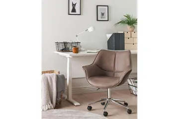 Kontorsstol Newdale Ljusbrun - Ljusbrun - Möbler - Fåtölj & stolar - Kontorsstol & skrivbordsstol