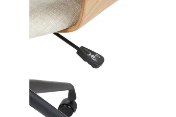 Kontorsstol Novato - Ljus trä, beige - Möbler - Fåtölj & stolar - Kontorsstol & skrivbordsstol