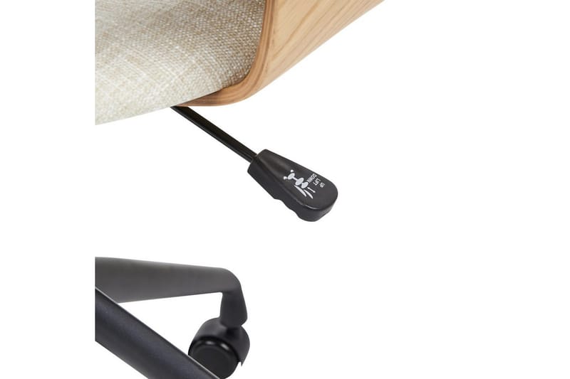 Kontorsstol Novato - Ljus trä, beige - Möbler - Fåtölj & stolar - Kontorsstol & skrivbordsstol