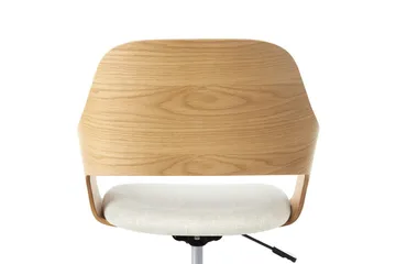 Kontorsstol Novato - Ljus trä, beige - Möbler - Fåtölj & stolar - Kontorsstol & skrivbordsstol