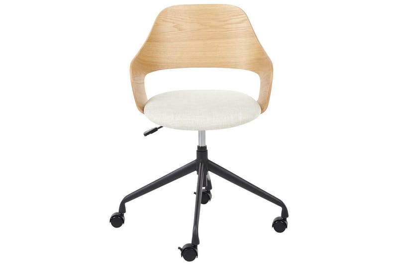 Kontorsstol Novato - Ljus trä, beige - Möbler - Fåtölj & stolar - Kontorsstol & skrivbordsstol