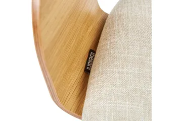 Kontorsstol Novato - Ljus trä, beige - Möbler - Fåtölj & stolar - Kontorsstol & skrivbordsstol