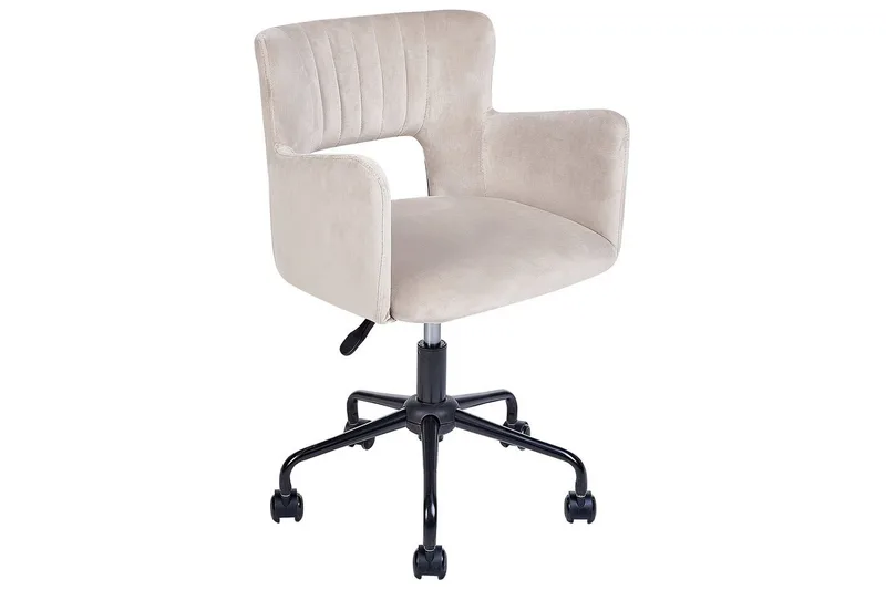 Kontorsstol Sanilac Beige/grå/svart - Beige/grå/svart - Möbler - Fåtölj & stolar - Kontorsstol & skrivbordsstol