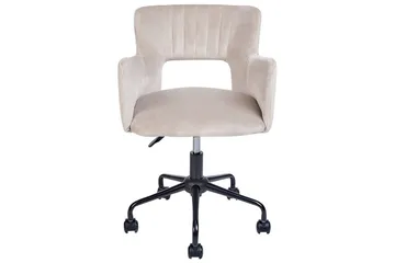 Kontorsstol Sanilac Beige/grå/svart - Beige/grå/svart - Möbler - Fåtölj & stolar - Kontorsstol & skrivbordsstol