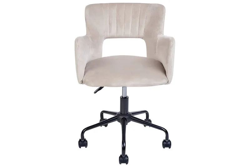 Kontorsstol Sanilac Beige/grå/svart - Beige/grå/svart - Möbler - Fåtölj & stolar - Kontorsstol & skrivbordsstol