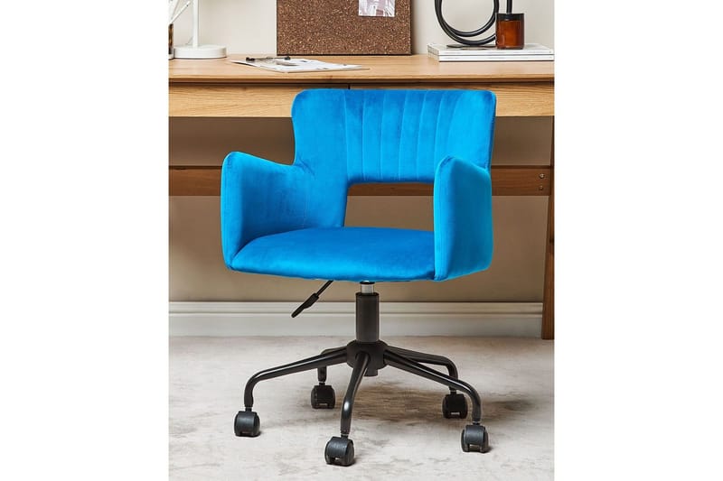 Kontorsstol Sanilac Blå - Blå - Möbler - Fåtölj & stolar - Kontorsstol & skrivbordsstol