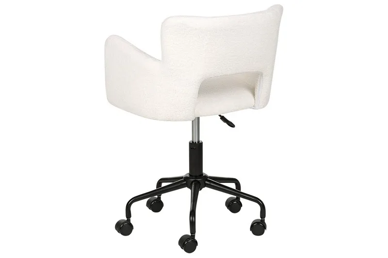 Kontorsstol Sanilac Vit/Svart - Vit/Svart - Möbler - Fåtölj & stolar - Kontorsstol & skrivbordsstol