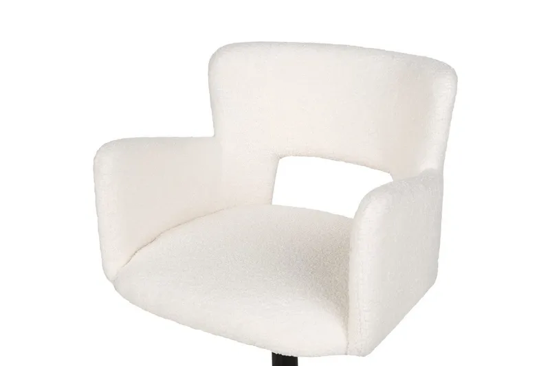 Kontorsstol Sanilac Vit/Svart - Vit/Svart - Möbler - Fåtölj & stolar - Kontorsstol & skrivbordsstol