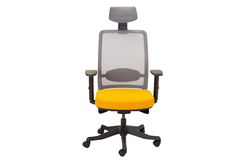 Anggun Kontorsstol - Gul/Grå - Möbler - Fåtölj & stolar - Kontorsstol & skrivbordsstol