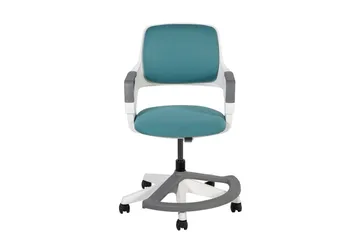 Barnstol Rookee För 4-14År 64x64xh76-93 Blå/Vit - Möbler - Barnmöbler - Barnstol - Skrivbordsstol barn