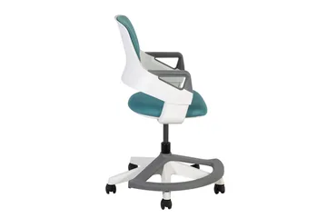 Barnstol Rookee För 4-14År 64x64xh76-93 Blå/Vit - Möbler - Barnmöbler - Barnstol - Skrivbordsstol barn