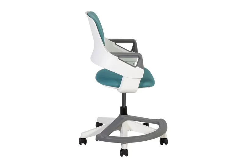 Barnstol Rookee För 4-14År 64x64xh76-93 Blå/Vit - Möbler - Barnmöbler - Barnstol - Skrivbordsstol barn