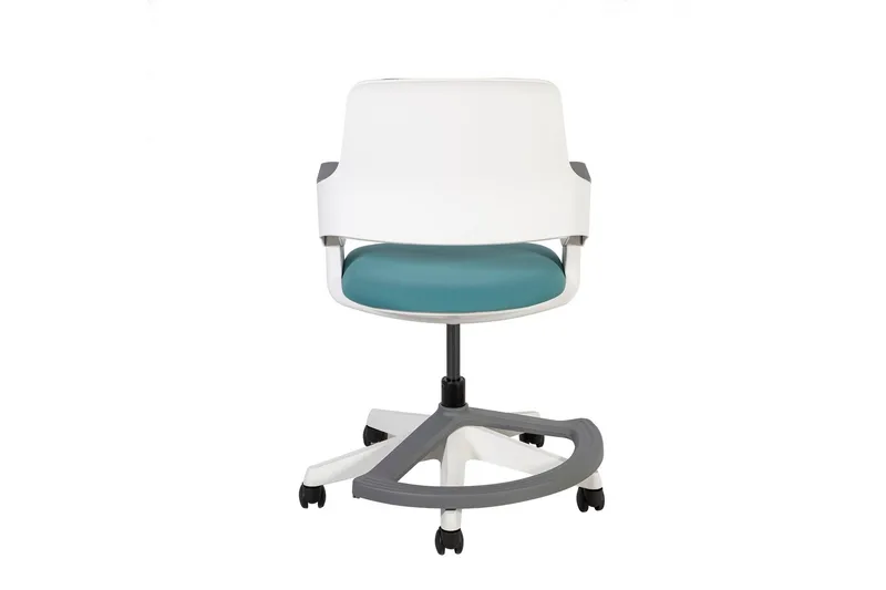 Barnstol Rookee För 4-14År 64x64xh76-93 Blå/Vit - Möbler - Barnmöbler - Barnstol - Skrivbordsstol barn