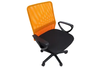 Belinda Kontorstol Svart/Orange - Möbler - Fåtölj & stolar - Kontorsstol & skrivbordsstol