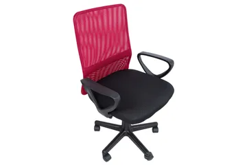 Belinda Kontorstol Svart/Röd - Möbler - Fåtölj & stolar - Kontorsstol & skrivbordsstol