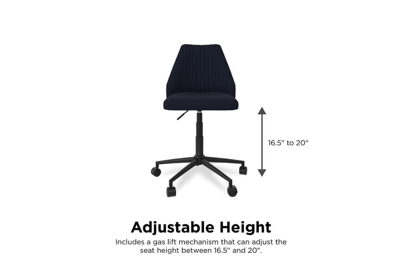 Brittany Kontorsstol Marinblå - Novogratz - Möbler - Fåtölj & stolar - Kontorsstol & skrivbordsstol