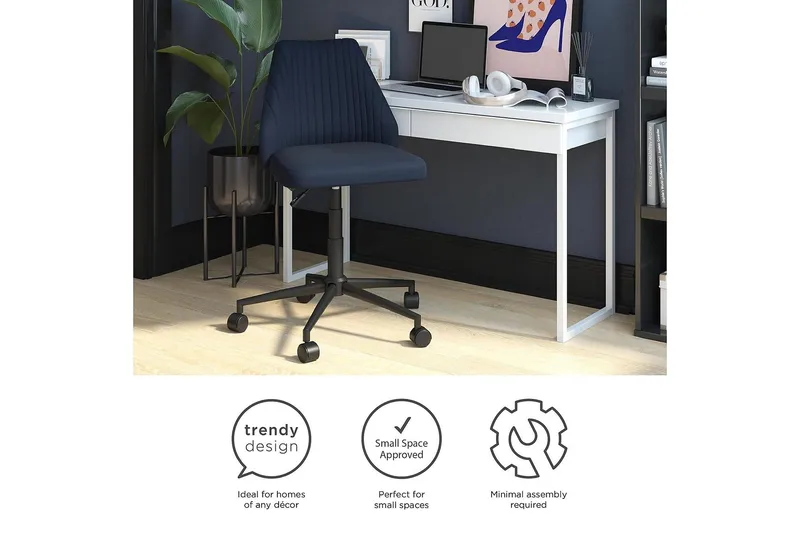 Brittany Kontorsstol Marinblå - Novogratz - Möbler - Fåtölj & stolar - Kontorsstol & skrivbordsstol