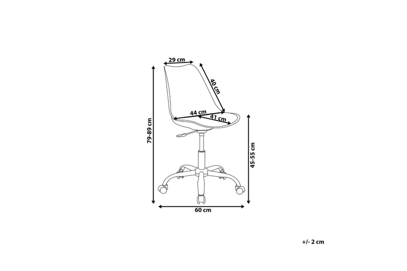 Dakota Ii Kontorsstol - Vit - Möbler - Fåtölj & stolar - Kontorsstol & skrivbordsstol