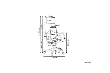 Delight Kontorsstol - Blå - Möbler - Fåtölj & stolar - Kontorsstol & skrivbordsstol