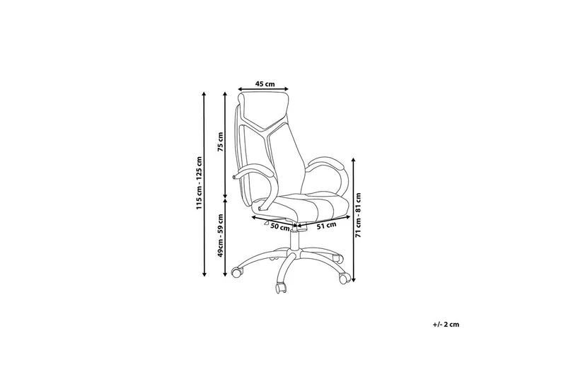 Formula 1 Kontorsstol - Grå - Möbler - Fåtölj & stolar - Kontorsstol & skrivbordsstol