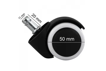 Galten Hjul för Skrivbordsstol 5-pack - Svart - Möbler - Fåtölj & stolar - Kontorsstol & skrivbordsstol