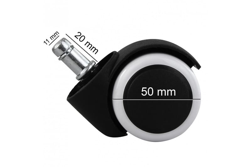 Galten Hjul för Skrivbordsstol 5-pack - Svart - Möbler - Fåtölj & stolar - Kontorsstol & skrivbordsstol