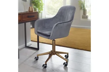 Hubdam Kontorsstol - Grå/Silver - Möbler - Fåtölj & stolar - Kontorsstol & skrivbordsstol