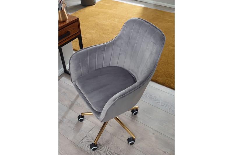 Hubdam Kontorsstol - Grå/Silver - Möbler - Fåtölj & stolar - Kontorsstol & skrivbordsstol