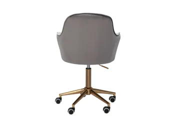 Hubdam Kontorsstol - Grå/Silver - Möbler - Fåtölj & stolar - Kontorsstol & skrivbordsstol