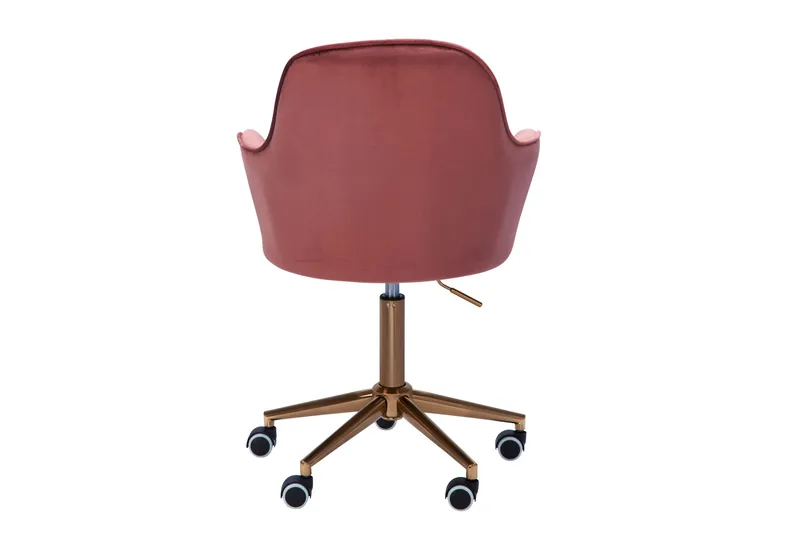 Hubdam Kontorsstol - Rosa/Guld - Möbler - Fåtölj & stolar - Kontorsstol & skrivbordsstol