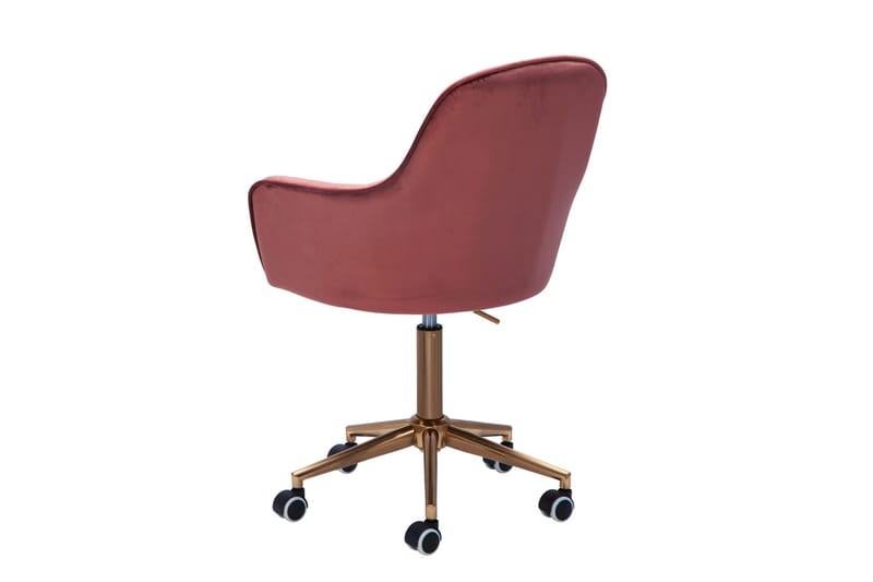 Hubdam Kontorsstol - Rosa/Guld - Möbler - Fåtölj & stolar - Kontorsstol & skrivbordsstol
